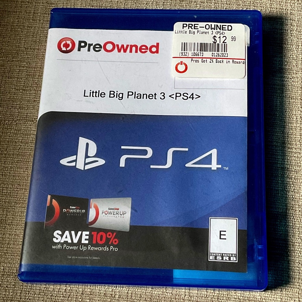 Little Big Planet 3- PS4- Pre-owned